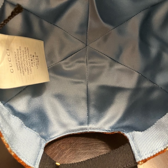 New Gucci GG Logo Monogram Baseball Hat - Picture 9 of 13